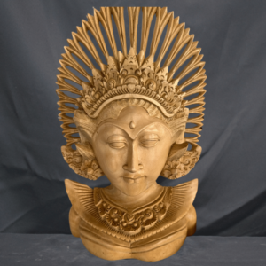 Head Wood Carving Natural Color