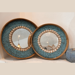 Wall Handicraft Miror Finished Perled