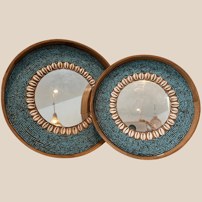 Wall Handicraft Miror Finished Perled
