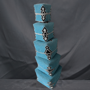 Set Of 5 Handicraft Decor Boxes