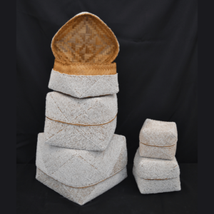 Set Of Perled Decorative Handicraft Boxes