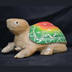 Wood Carving Turtle Colored