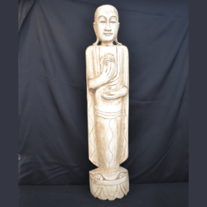 Wood Buddha Stand Up