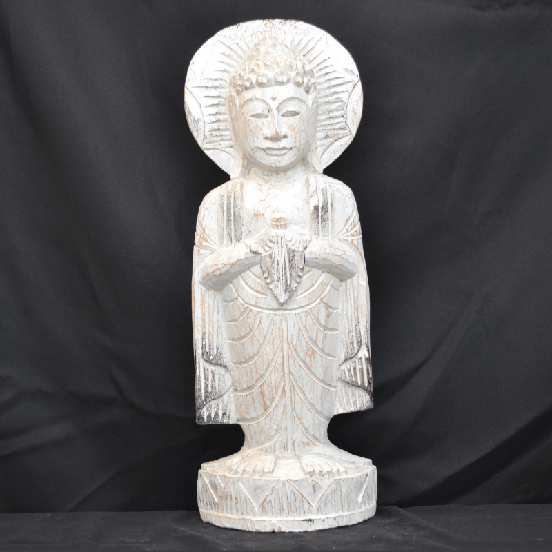 Wood Buddha Hands Join