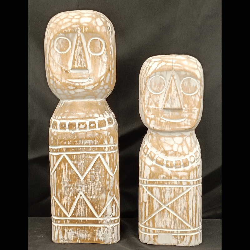 Little Wood characters Carved