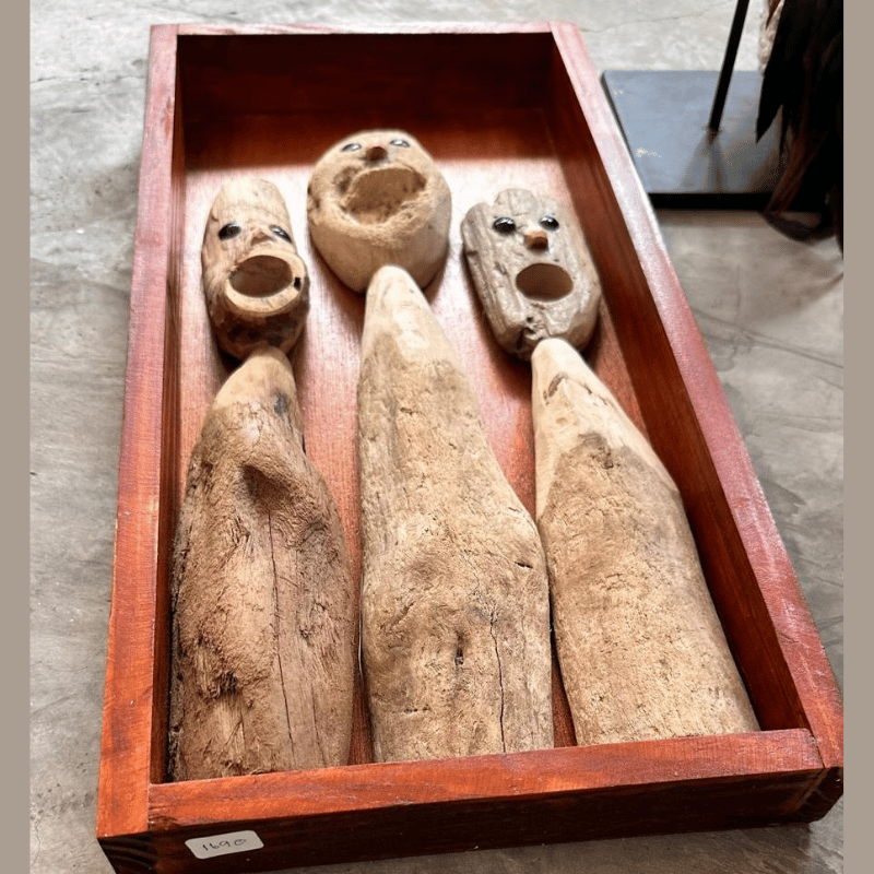 Wood Characters in Frame